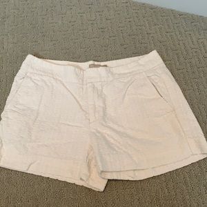 3” white pattern lined BR shorts